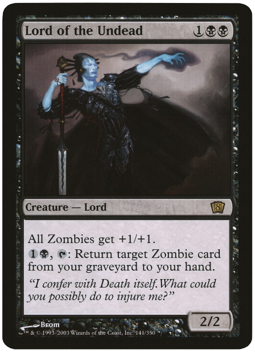 Lord of the Undead (Oversized) [Eighth Edition Box Topper] | Game Grid - Logan