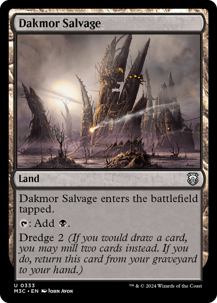 Dakmor Salvage (Ripple Foil) [Modern Horizons 3 Commander] | Game Grid - Logan