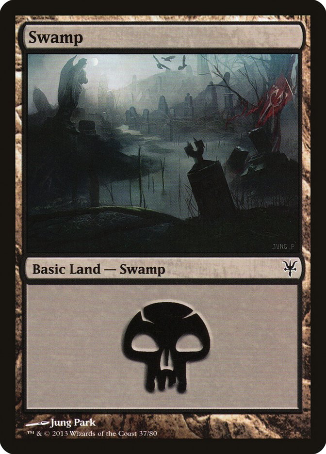 Swamp (37) [Duel Decks: Sorin vs. Tibalt] | Game Grid - Logan