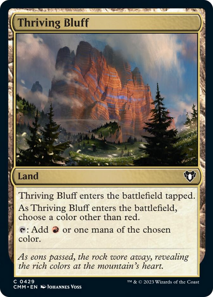 Thriving Bluff [Commander Masters] | Game Grid - Logan