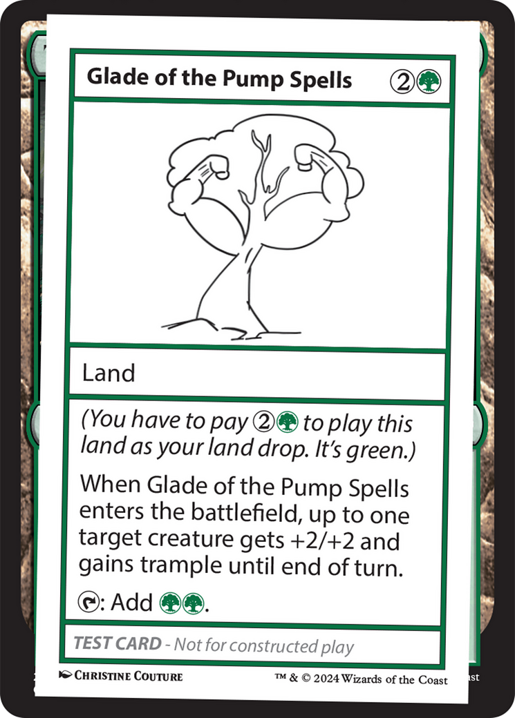 Glade of the Pump Spells [Mystery Booster 2 Playtest Cards] | Game Grid - Logan