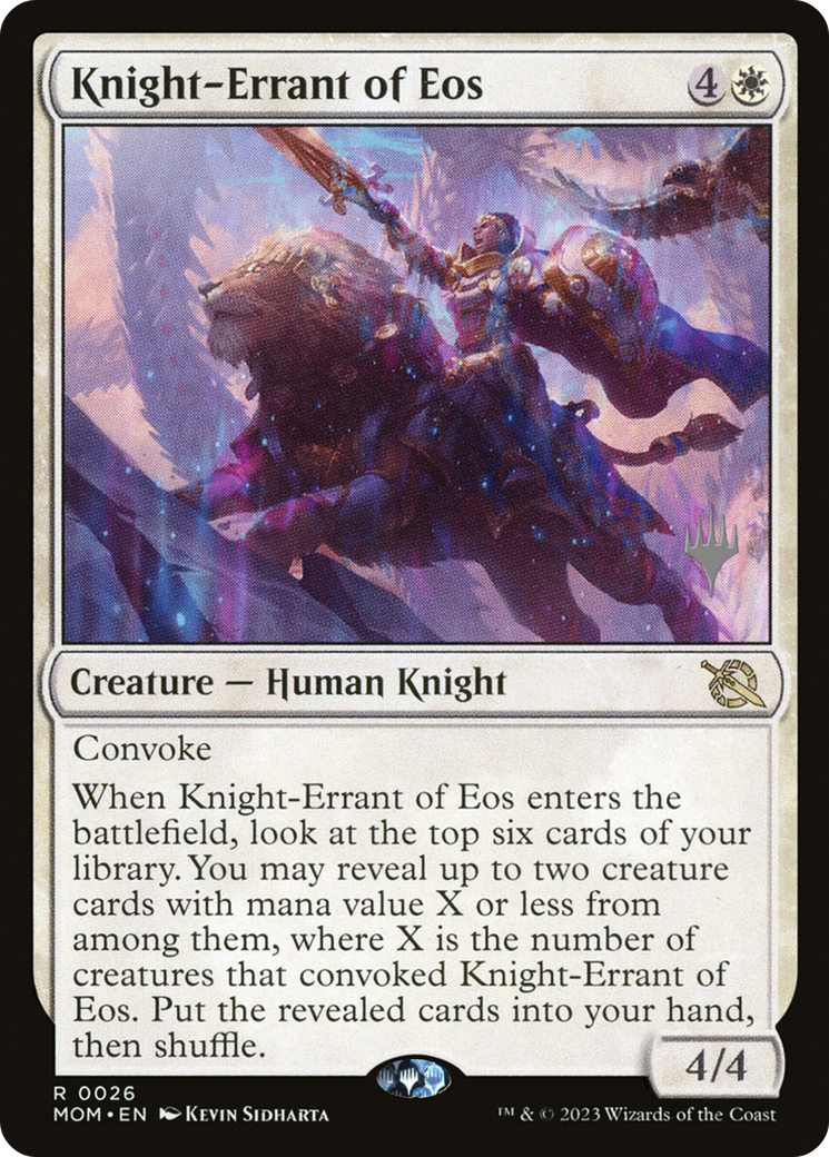 Knight-Errant of Eos (Promo Pack) [March of the Machine Promos] | Game Grid - Logan