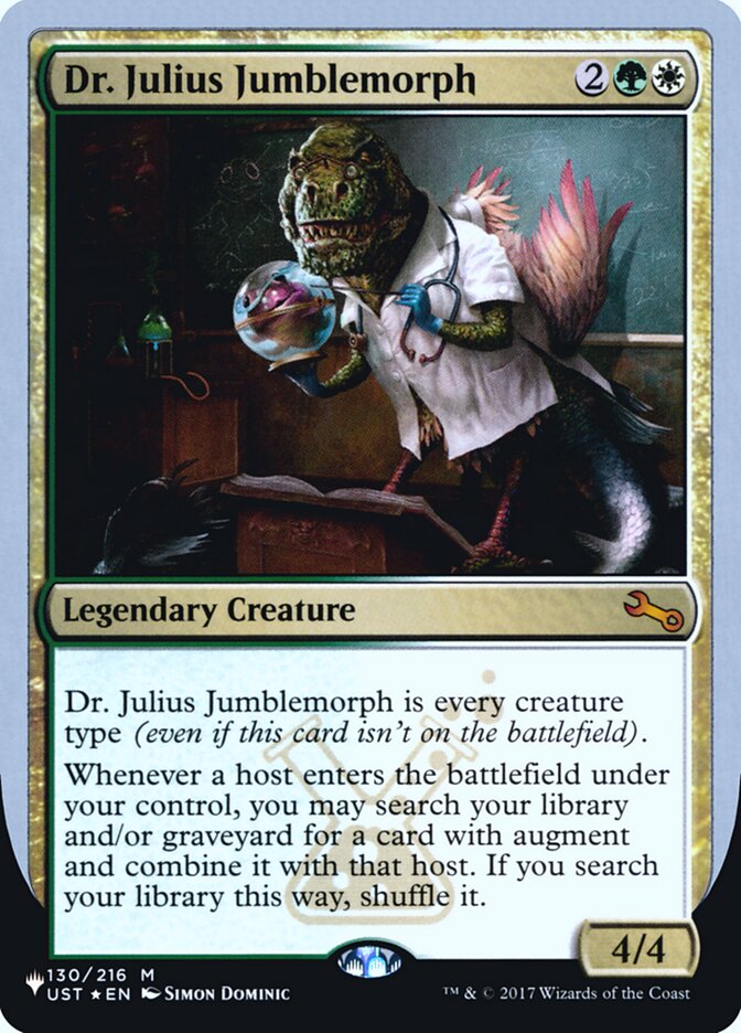 Dr. Julius Jumblemorph (Unfinity Foil Edition) [The List] | Game Grid - Logan