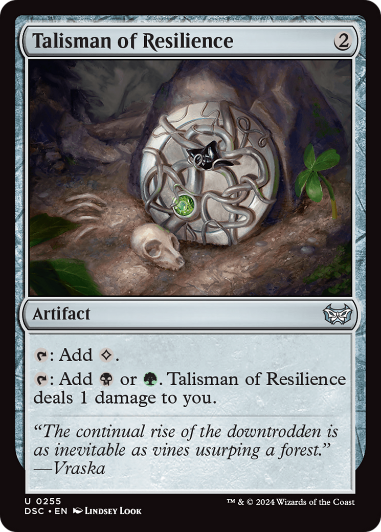 Talisman of Resilience [Duskmourn: House of Horror Commander] | Game Grid - Logan
