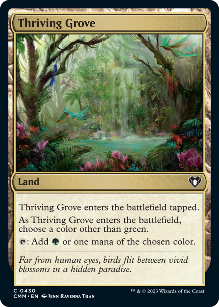 Thriving Grove [Commander Masters] | Game Grid - Logan