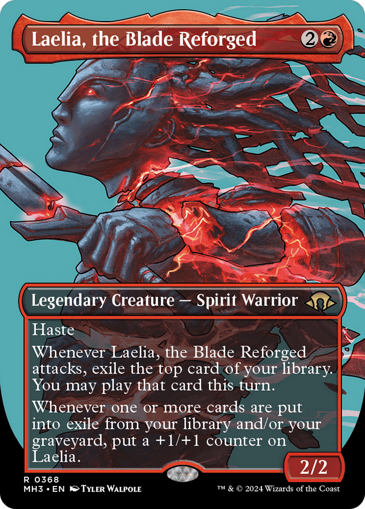 Laelia, the Blade Reforged (Borderless) [Modern Horizons 3] | Game Grid - Logan