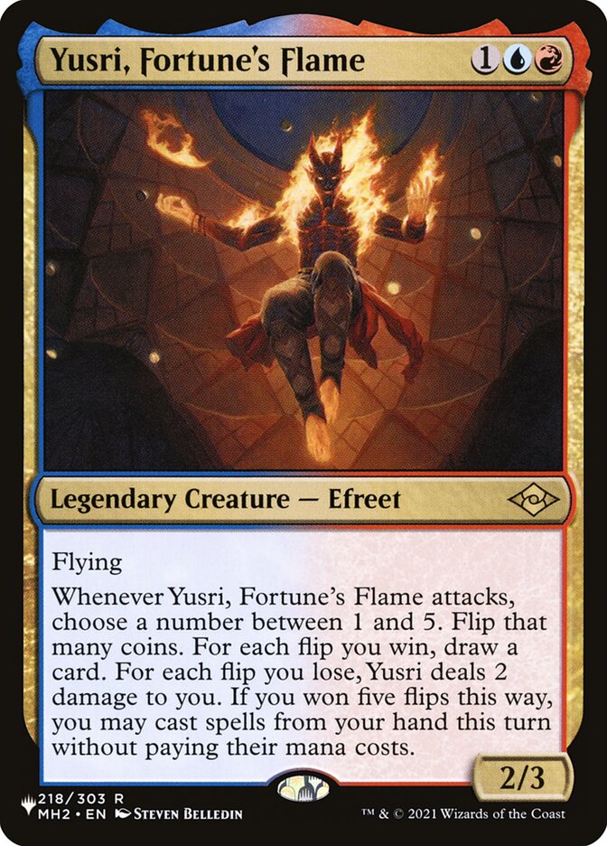 Yusri, Fortune's Flame [Secret Lair: Heads I Win, Tails You Lose] | Game Grid - Logan