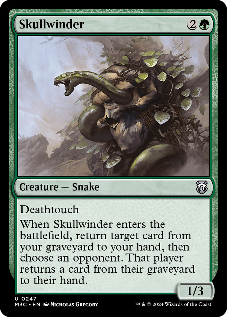 Skullwinder (Ripple Foil) [Modern Horizons 3 Commander] | Game Grid - Logan