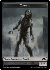 Zombie // Plant Double-Sided Token [Modern Horizons 3 Tokens] | Game Grid - Logan