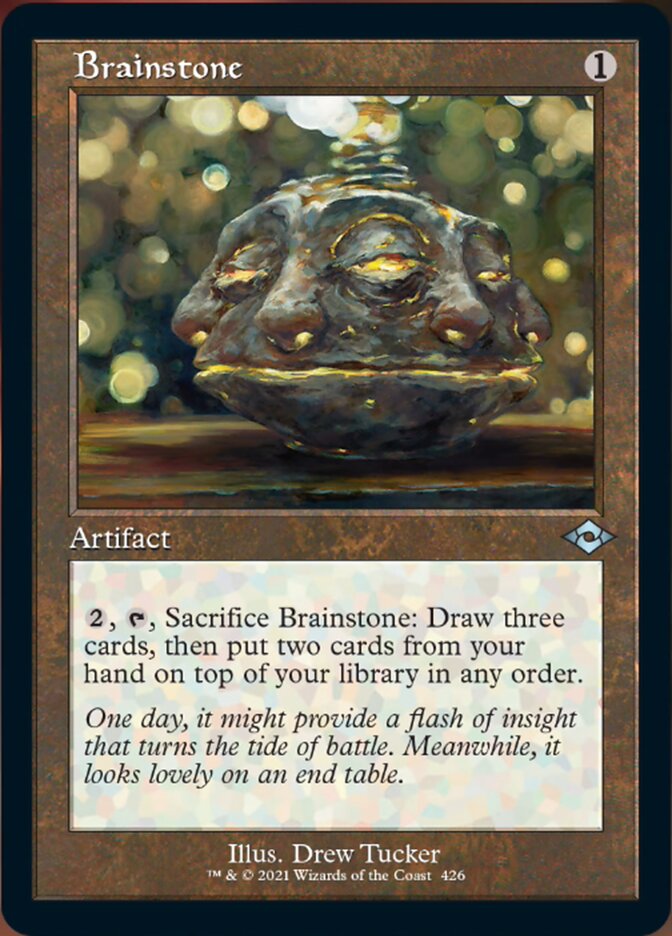 Brainstone (Retro Foil Etched) [Modern Horizons 2] | Game Grid - Logan