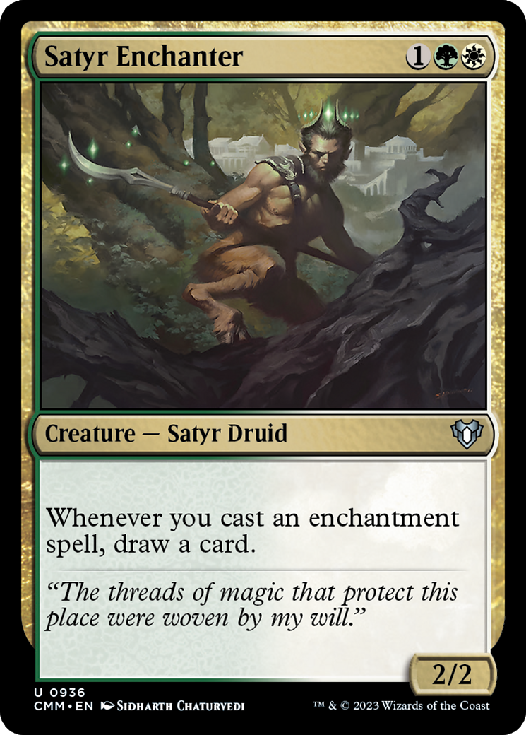 Satyr Enchanter [Commander Masters] | Game Grid - Logan