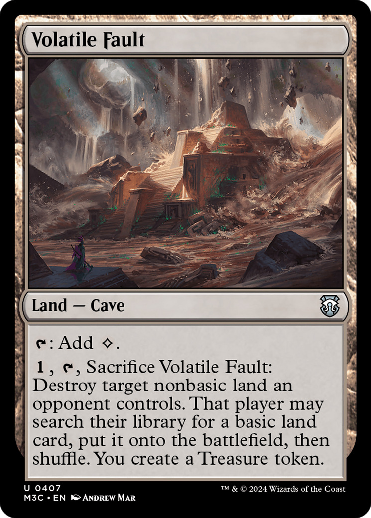 Volatile Fault (Ripple Foil) [Modern Horizons 3 Commander] | Game Grid - Logan