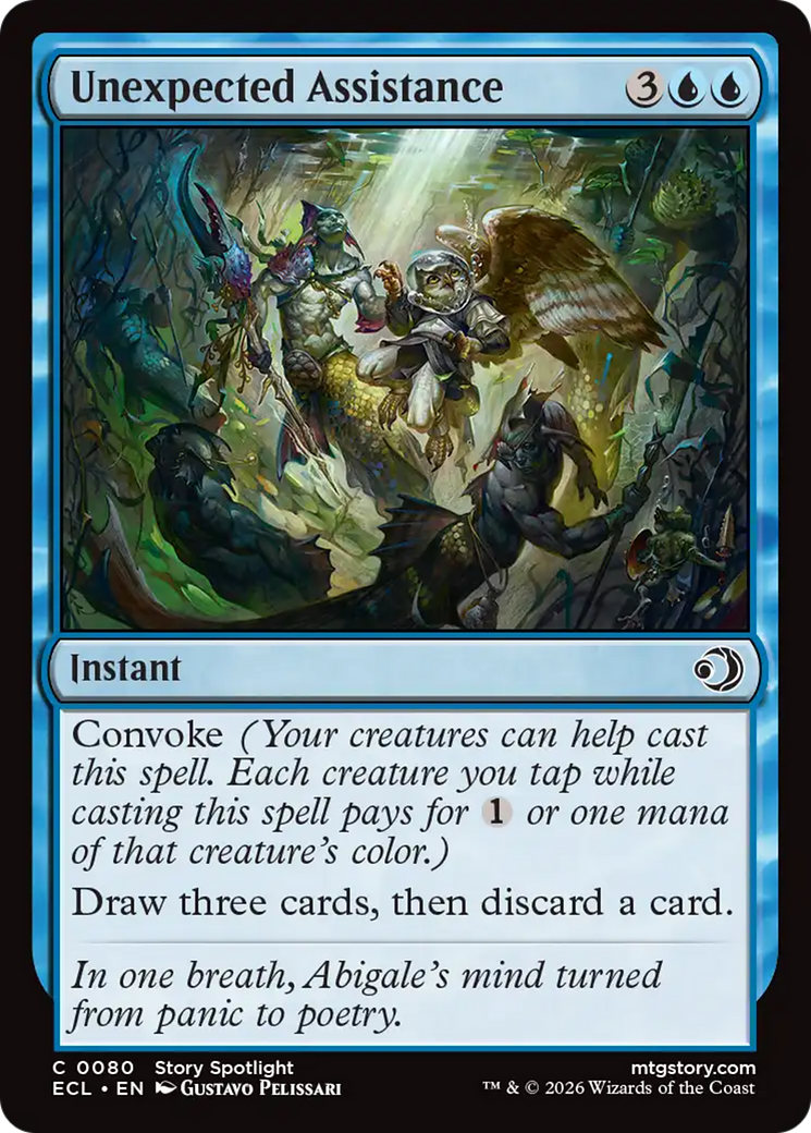 Unexpected Assistance [Lorwyn Eclipsed] | Game Grid - Logan