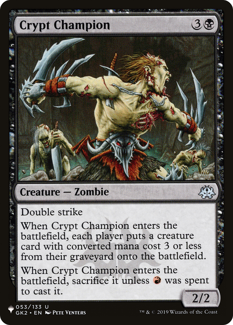 Crypt Champion [The List Reprints] | Game Grid - Logan