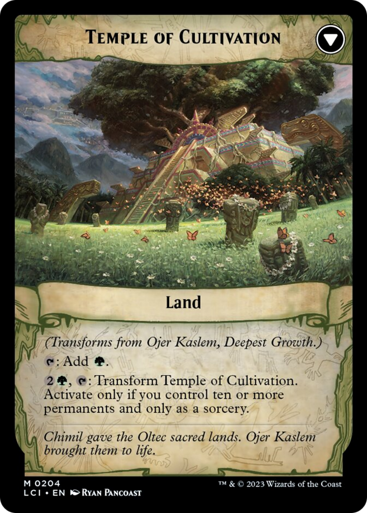 Ojer Kaslem, Deepest Growth // Temple of Cultivation [The Lost Caverns of Ixalan] | Game Grid - Logan