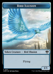 Thopter // Bird Illusion Double-Sided Token [Commander Masters Tokens] | Game Grid - Logan