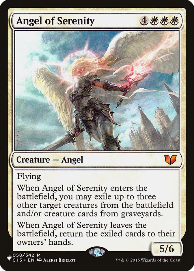 Angel of Serenity [The List] | Game Grid - Logan