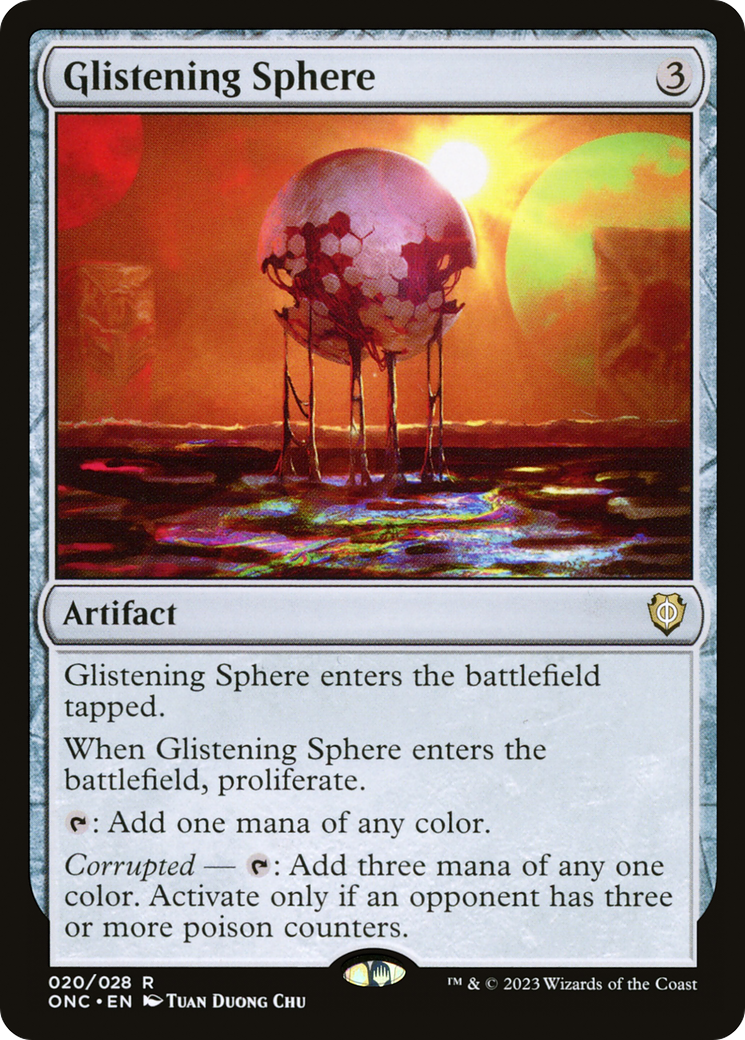 Glistening Sphere [Phyrexia: All Will Be One Commander] | Game Grid - Logan