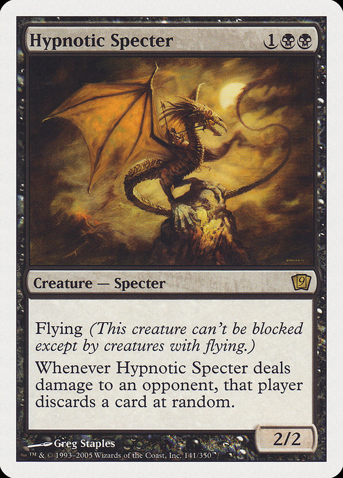 Hypnotic Specter (9th Edition) (Oversized) [Oversize Cards] | Game Grid - Logan