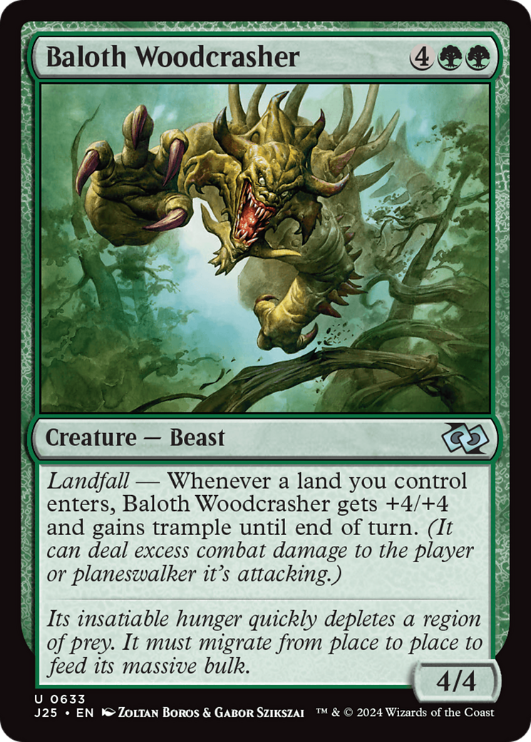 Baloth Woodcrasher [Foundations Jumpstart] | Game Grid - Logan
