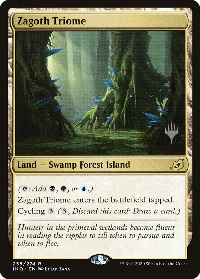 Zagoth Triome (Promo Pack) [Ikoria: Lair of Behemoths Promos] | Game Grid - Logan