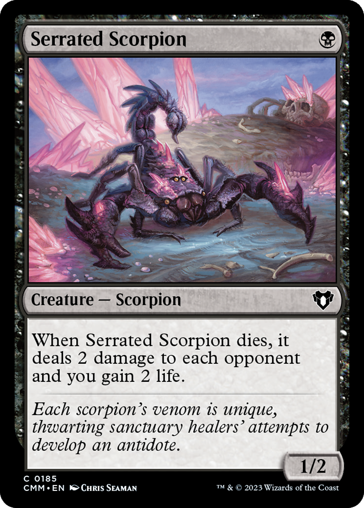 Serrated Scorpion [Commander Masters] | Game Grid - Logan