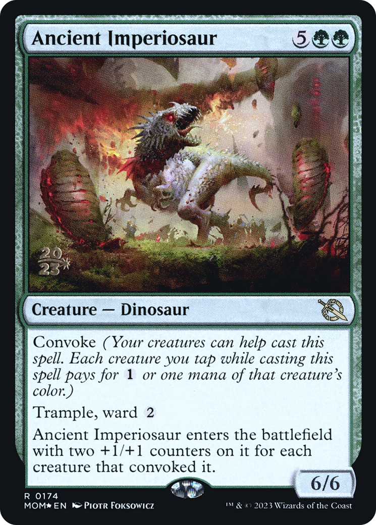 Ancient Imperiosaur [March of the Machine Prerelease Promos] | Game Grid - Logan