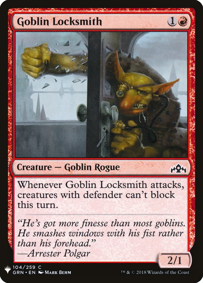 Goblin Locksmith [Mystery Booster] | Game Grid - Logan