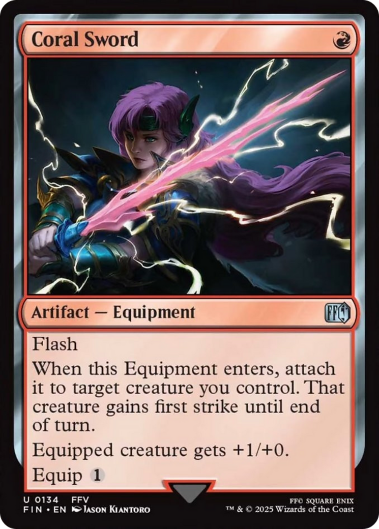 Coral Sword [FINAL FANTASY] | Game Grid - Logan