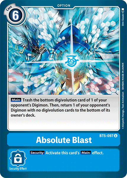 Absolute Blast [BT5-097] [Battle of Omni] | Game Grid - Logan