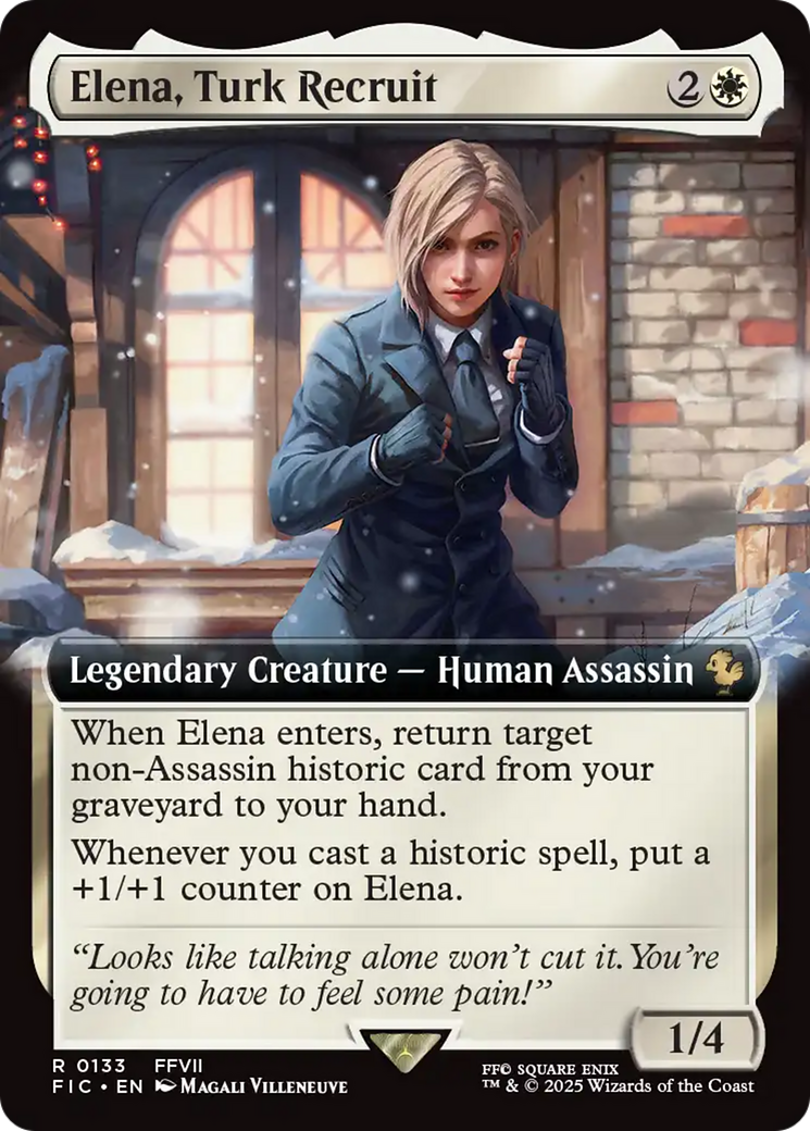 Elena, Turk Recruit (Extended Art) [FINAL FANTASY Commander] | Game Grid - Logan