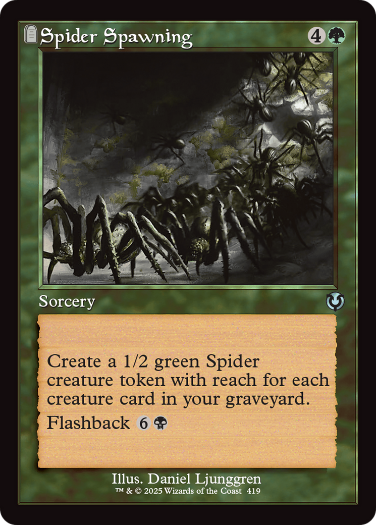 Spider Spawning (Retro Frame) [Innistrad Remastered] | Game Grid - Logan