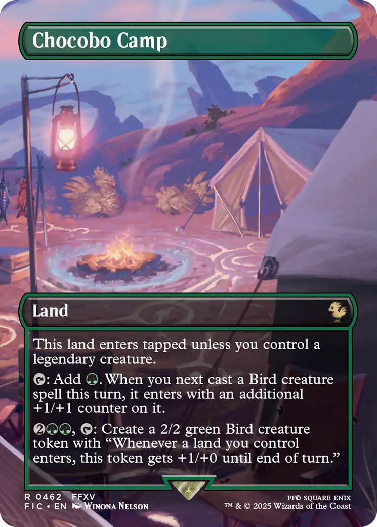 Chocobo Camp (Borderless) [FINAL FANTASY Commander] | Game Grid - Logan