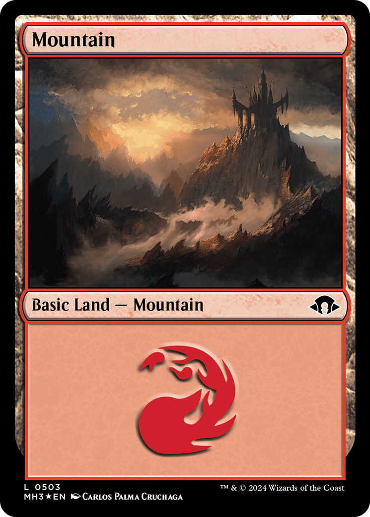 Mountain (0503) (Ripple Foil) [Modern Horizons 3] | Game Grid - Logan