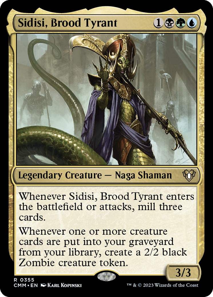 Sidisi, Brood Tyrant [Commander Masters] | Game Grid - Logan