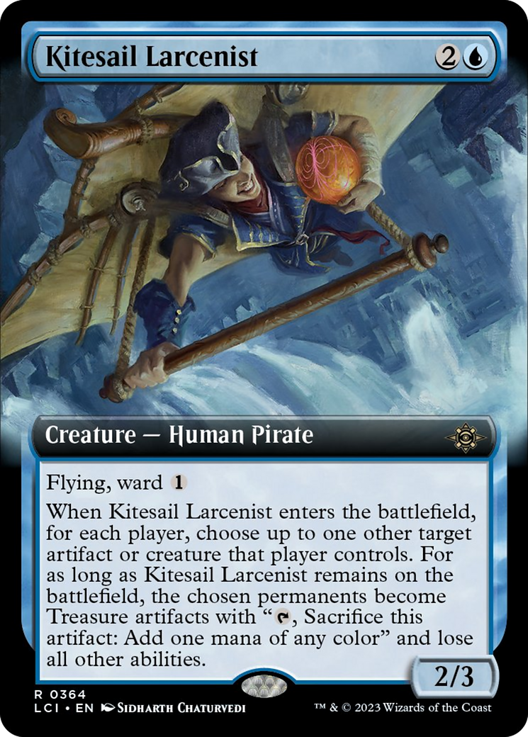 Kitesail Larcenist (Extended Art) [The Lost Caverns of Ixalan] | Game Grid - Logan