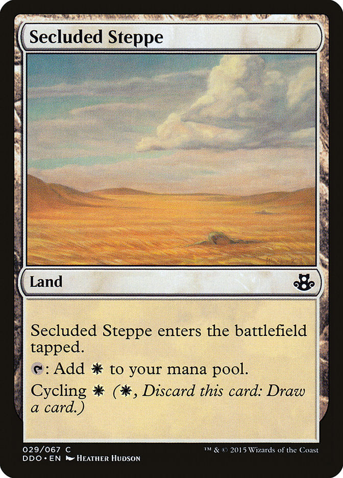 Secluded Steppe [Duel Decks: Elspeth vs. Kiora] | Game Grid - Logan