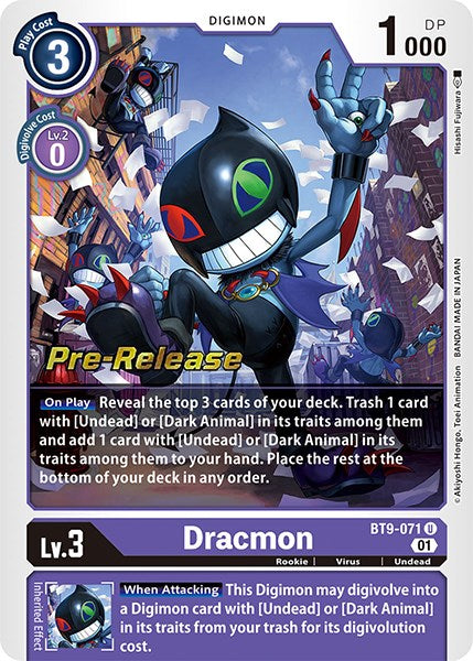 Dracmon [BT9-071] [X Record Pre-Release Promos] | Game Grid - Logan