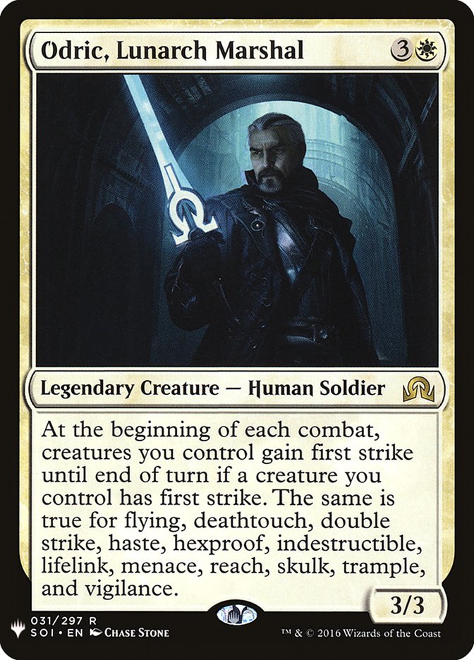 Odric, Lunarch Marshal [The List] | Game Grid - Logan