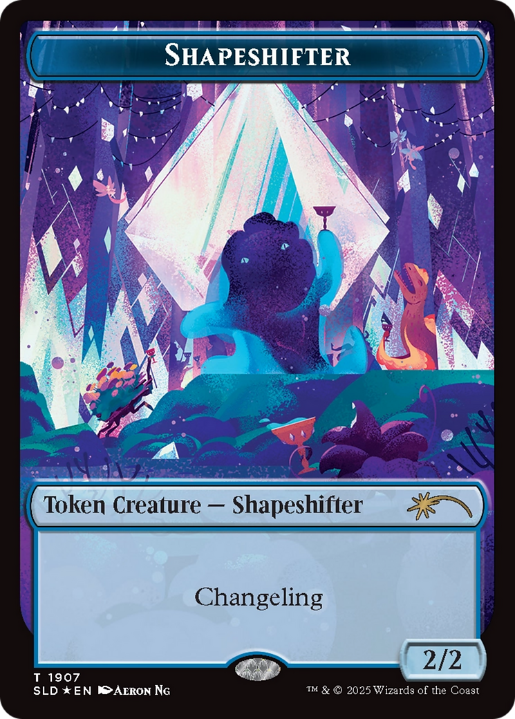 Shapeshifter Token (1907) (Double Rainbow Foil) [Secret Lair Drop Series] | Game Grid - Logan