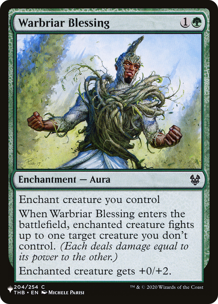 Warbriar Blessing [The List Reprints] | Game Grid - Logan