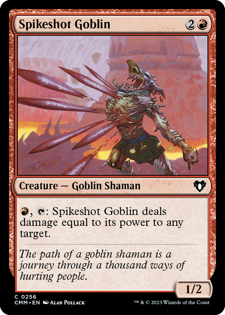 Spikeshot Goblin [Commander Masters] | Game Grid - Logan