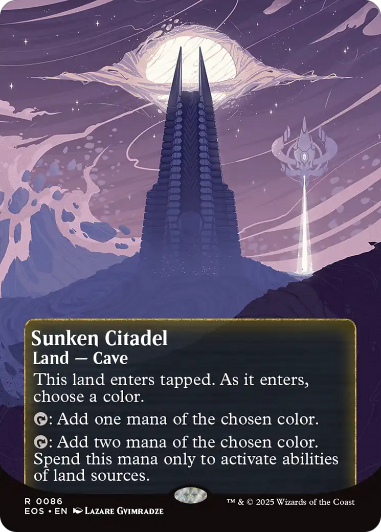 Sunken Citadel (0086) (Borderless) [Edge of Eternities: Stellar Sights] | Game Grid - Logan