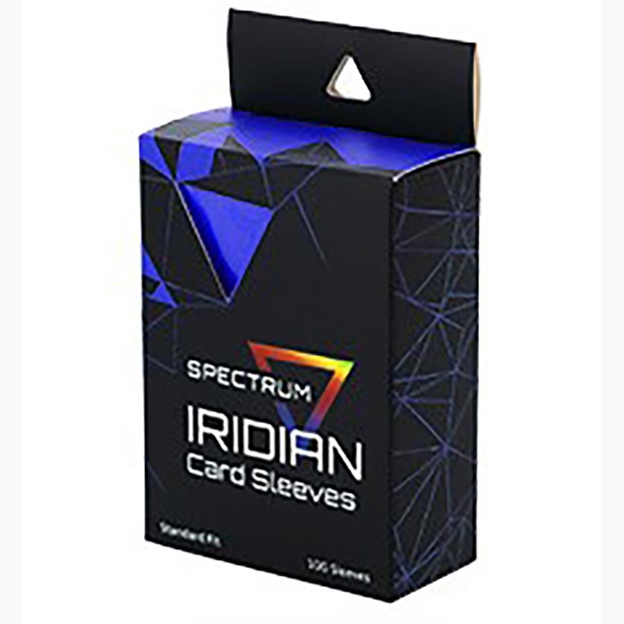 Spectrum: Iridian Card Sleeves - Blue (100ct) | Game Grid - Logan