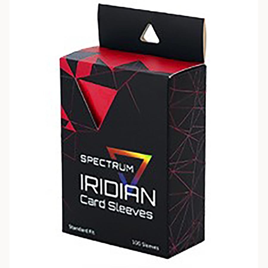 Spectrum: Iridian Card Sleeves - Red (100ct) | Game Grid - Logan