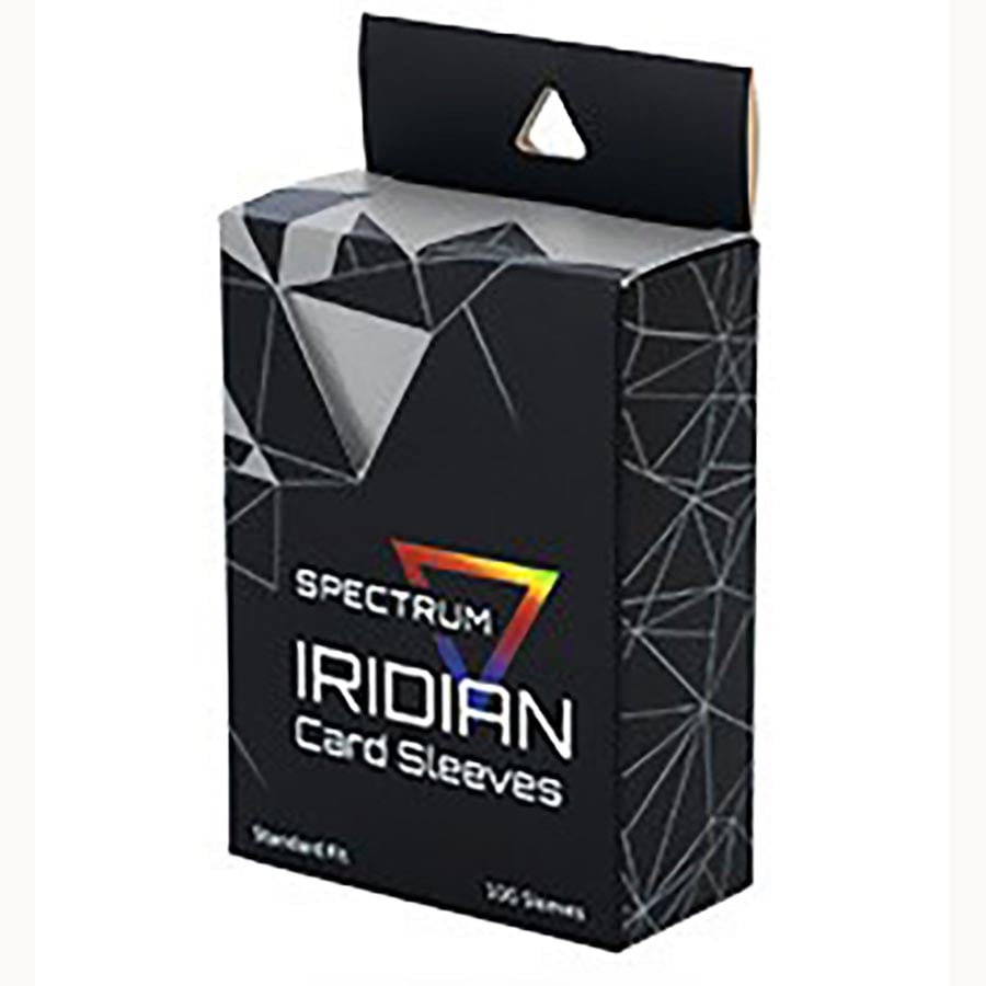 Spectrum: Iridian Card Sleeves - Silver (100ct) | Game Grid - Logan