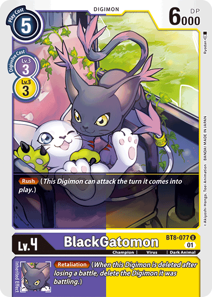 BlackGatomon [BT8-077] [New Awakening] | Game Grid - Logan