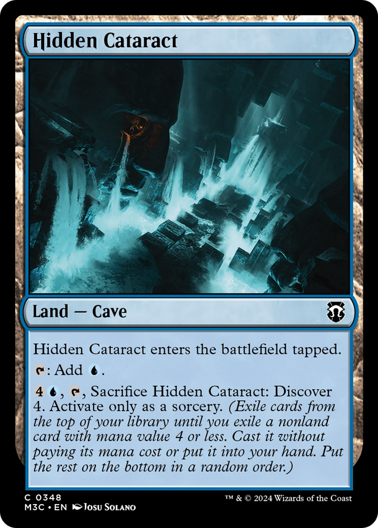 Hidden Cataract (Ripple Foil) [Modern Horizons 3 Commander] | Game Grid - Logan