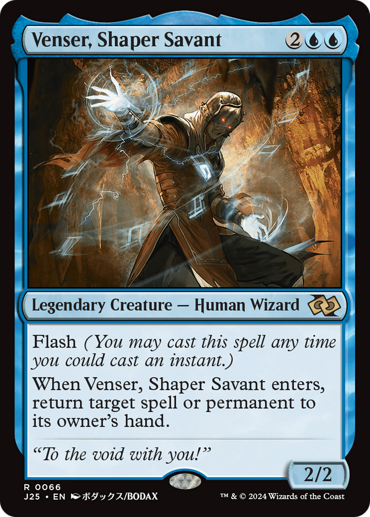Venser, Shaper Savant (Anime) [Foundations Jumpstart] | Game Grid - Logan