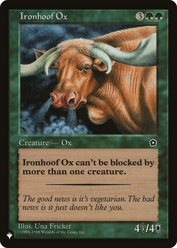 Ironhoof Ox [The List Reprints] | Game Grid - Logan